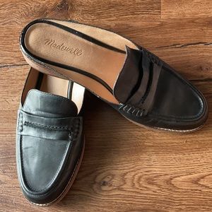 Madewell Elinor Loafer Mule, size 10